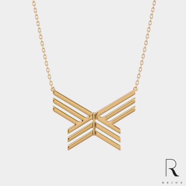 Collier Papillon en Or – Image 2